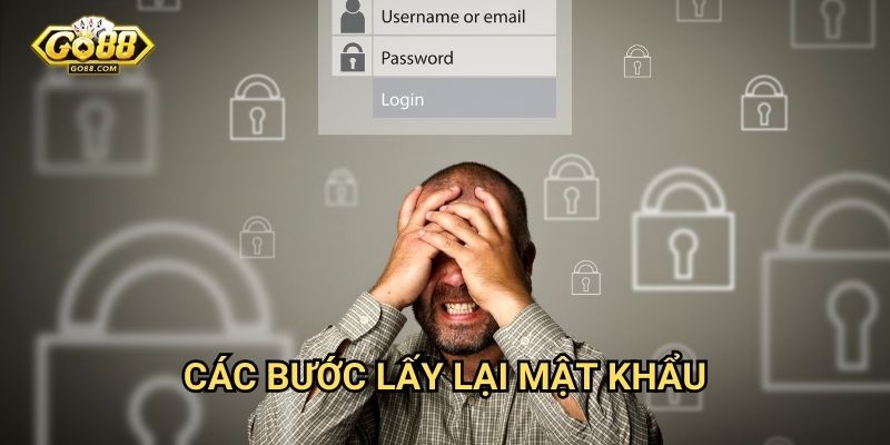 Các bước lấy lại mật khẩu