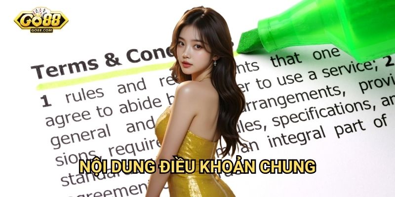 Nội dung điều khoản chung